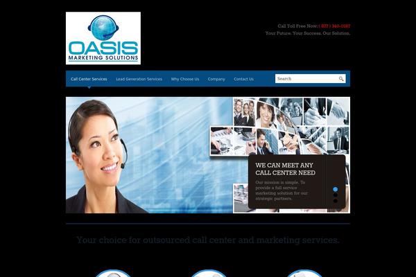 Blackbird theme site design template sample