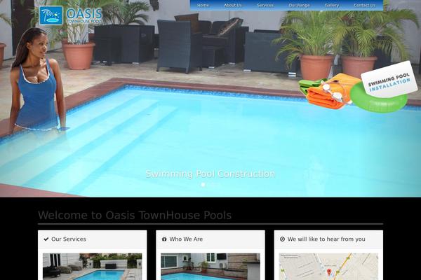 Oasis theme site design template sample