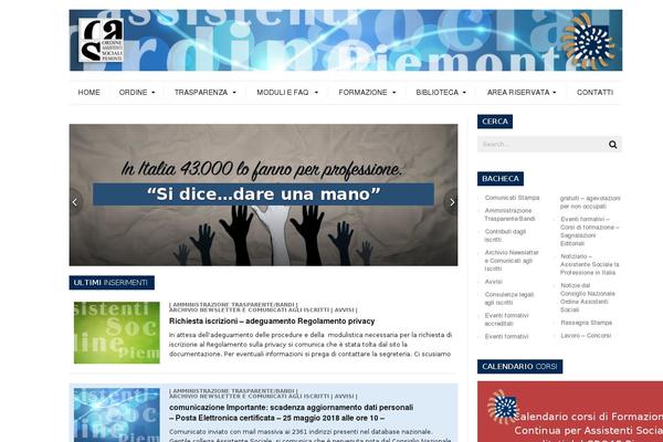 Pixwell theme site design template sample