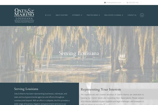 Site using Gdlr-lawyer plugin