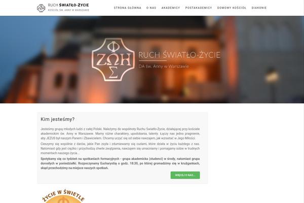 Site using Adorechurch-core plugin