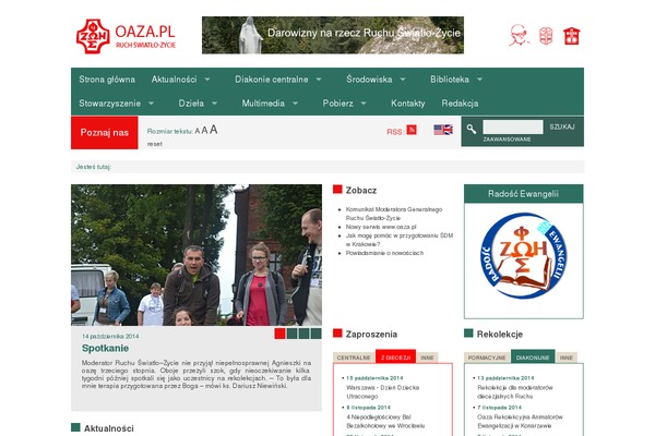 oaza.pl site used Newedge