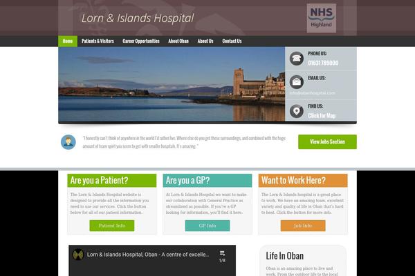 Doctor theme site design template sample