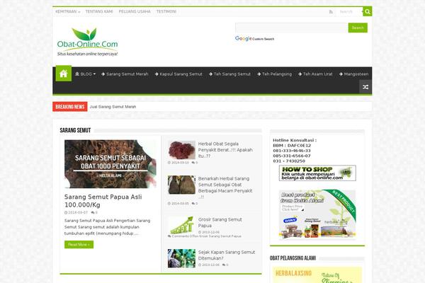 Site using Taqyeem-buttons plugin
