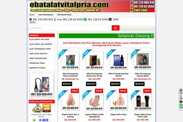 WP-Grosir theme site design template sample