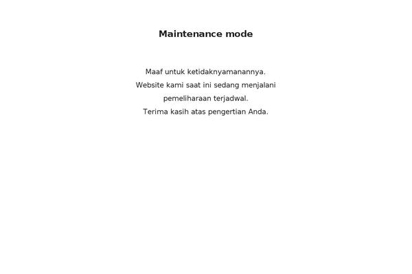 Site using WP Maintenance Mode plugin
