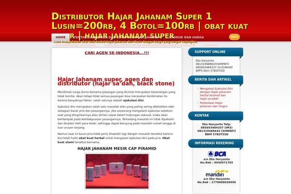 RedBel theme site design template sample