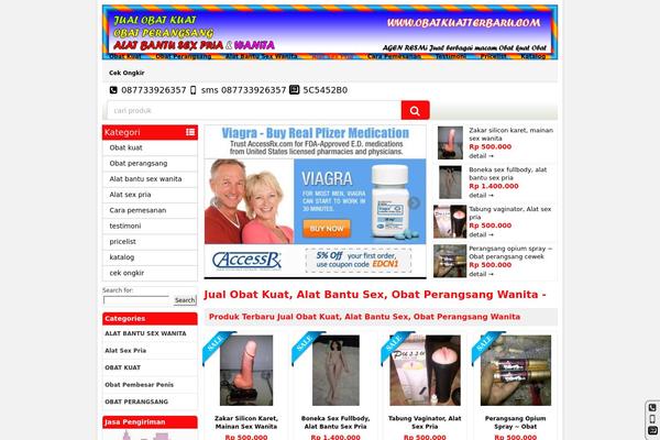WP-Grosir theme site design template sample