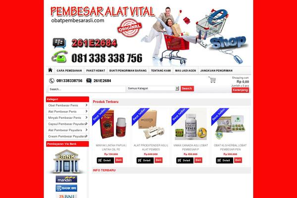 WP-Grosir theme site design template sample