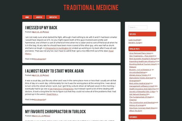 Hantus theme site design template sample