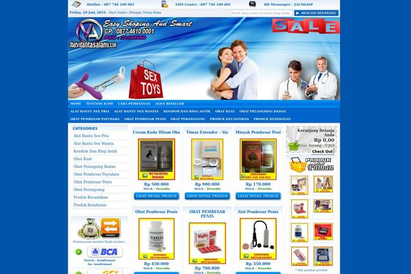 obatvitalitasalami.com site used IndoStore