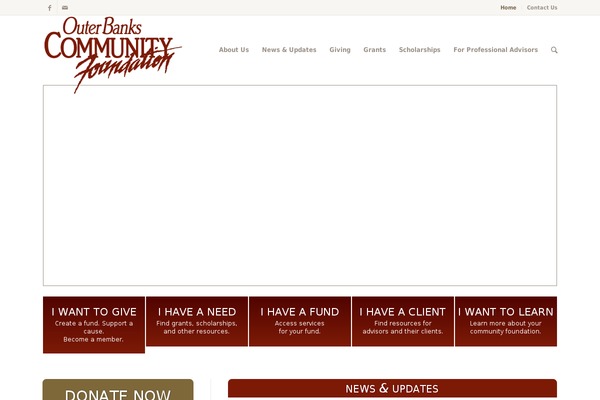Site using Feature A Page Widget plugin