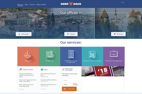 Oh theme site design template sample