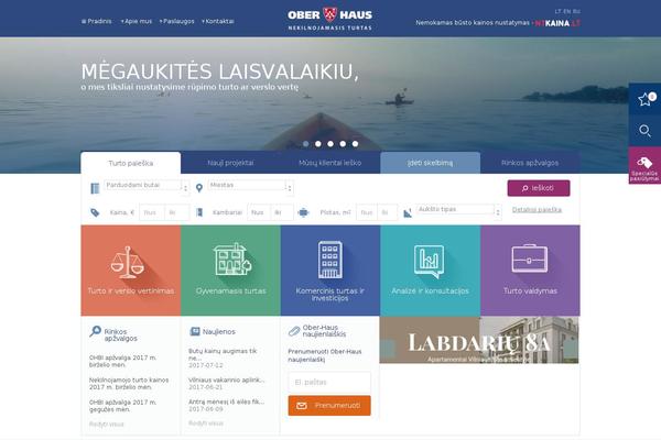 Oh theme site design template sample