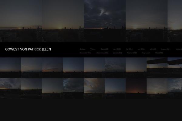 Fullscreen theme site design template sample