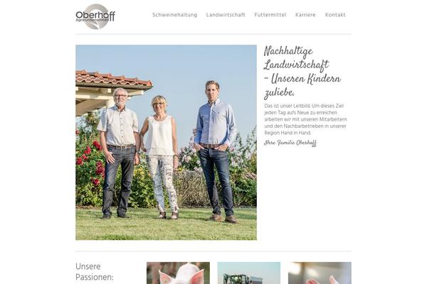 Ultimatum theme site design template sample