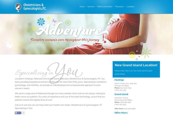 Anacron theme site design template sample