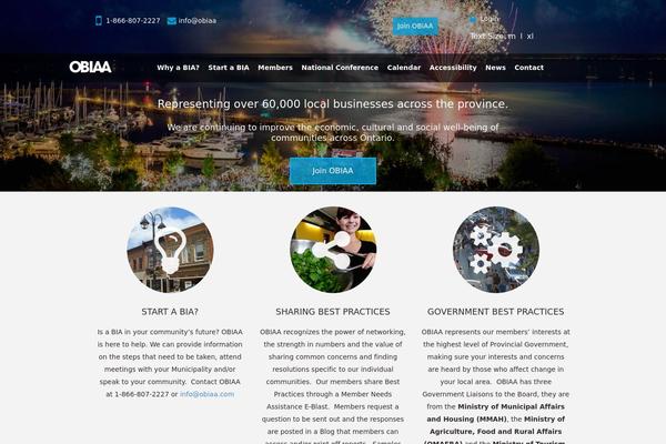Site using Enlarge Text plugin