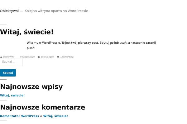 Twenty Nineteen theme site design template sample
