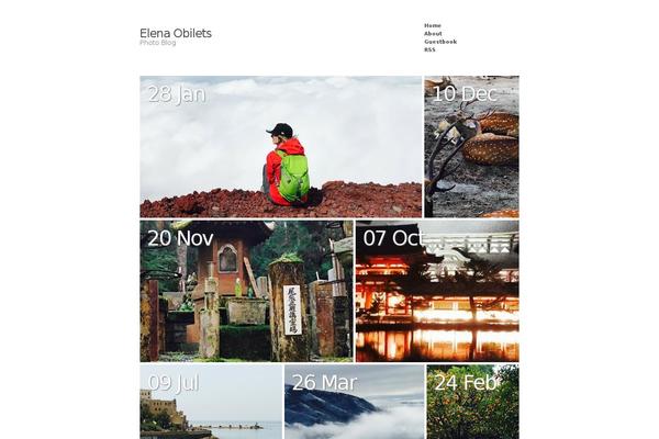 AutoFocus theme site design template sample