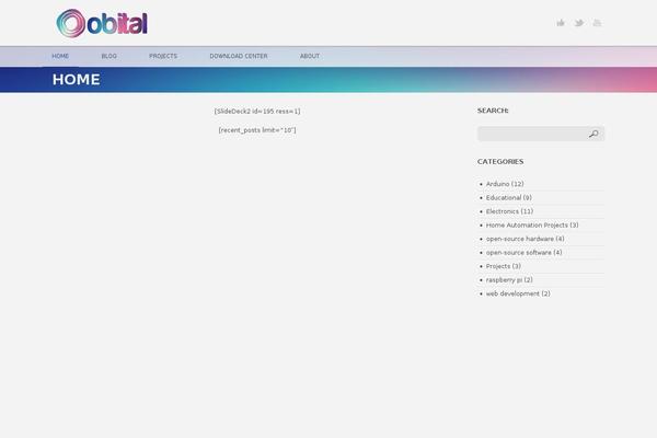 Circles theme site design template sample