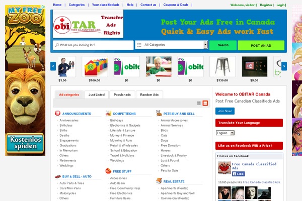 ultraclassifieds theme websites examples
