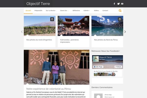 objectif-terre.fr site used Carino