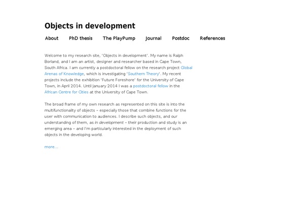 objectsindevelopment.net site used Objects_child