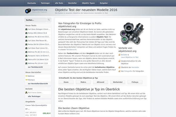Ot theme site design template sample