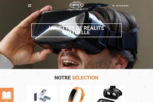 objet-pub.fr site used Objetpub-theme