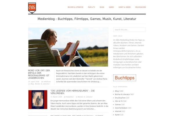 Origin theme site design template sample