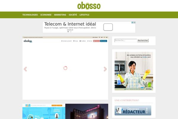 Solon theme site design template sample