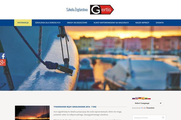 Site using Google Website Translator by Prisna.net plugin