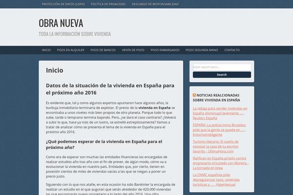 Modern Estate theme site design template sample