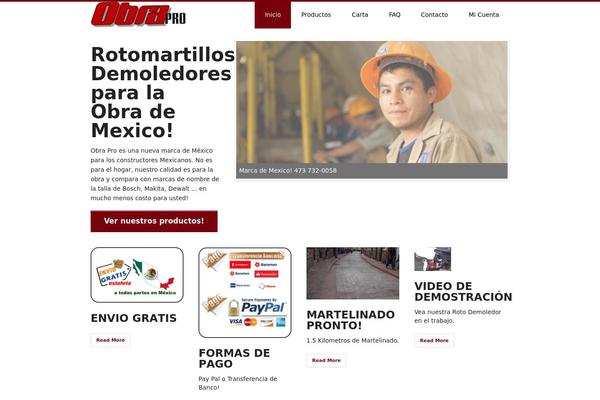 Discoverpro theme site design template sample