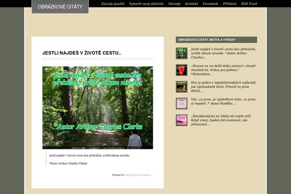 obrazkove-citaty.cz site used Rostar