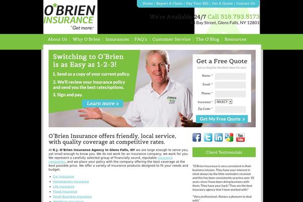 obrienagency.com site used Obrien