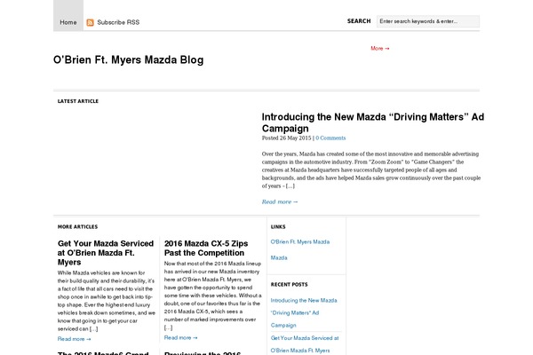 Bloggingstream theme site design template sample