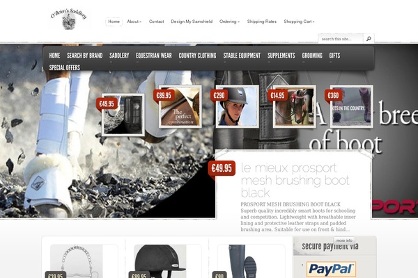 eStore theme site design template sample