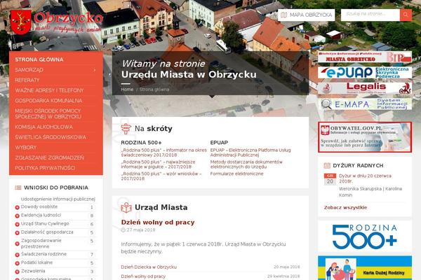 Site using Accordion-Wp plugin