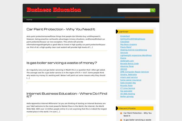 Arb theme site design template sample