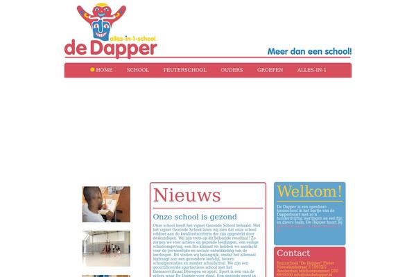 Kidslife theme site design template sample