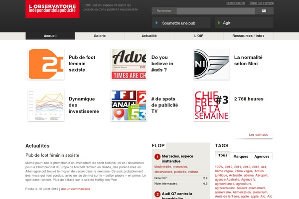 observatoiredelapublicite.fr site used Oip_theme