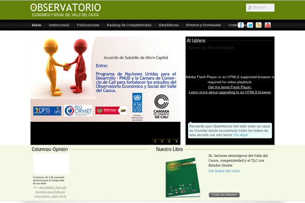observatoriovalle.org.co site used Observatorio
