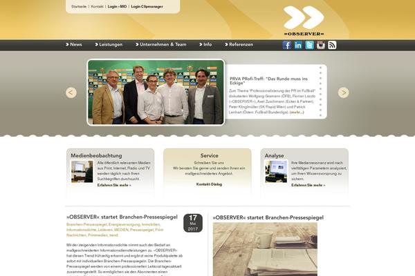 Hue theme site design template sample