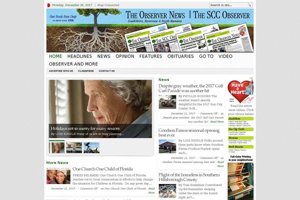 Advanced Newspaper theme site design template sample