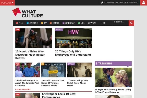obsessedwithfilm.com site used Wc