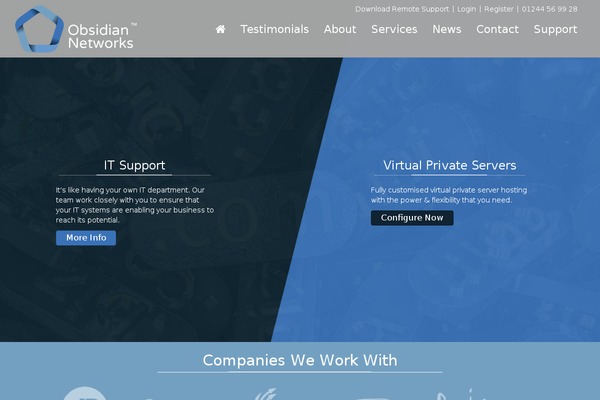 Obsidian theme site design template sample