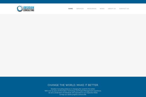 obsidianconsulting.ca site used Obsidian