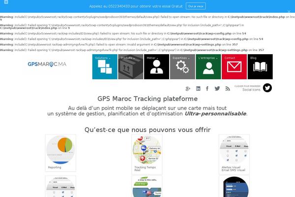 One Touch theme site design template sample